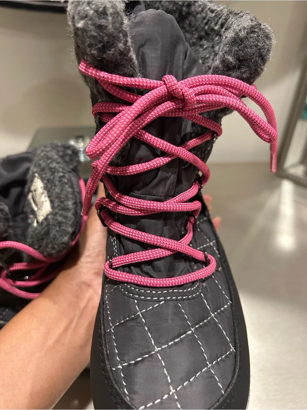 Kamik quilted gray